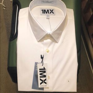 NWT EXPRESS extra slim fit size large WHITE 1MX